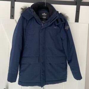 Hollister All-Weather Collection Faux Fur Lined Hooded Parka Coat